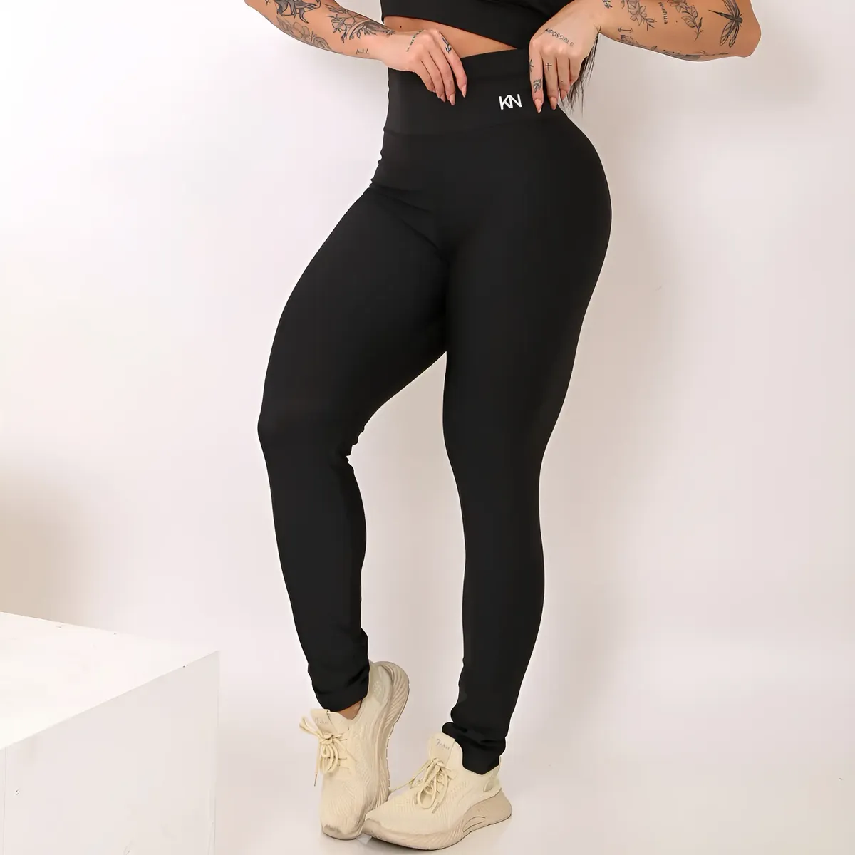 Legging Koenig cintura alta